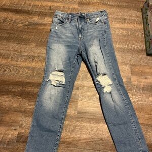 Madewell vintage straight jeans high rise